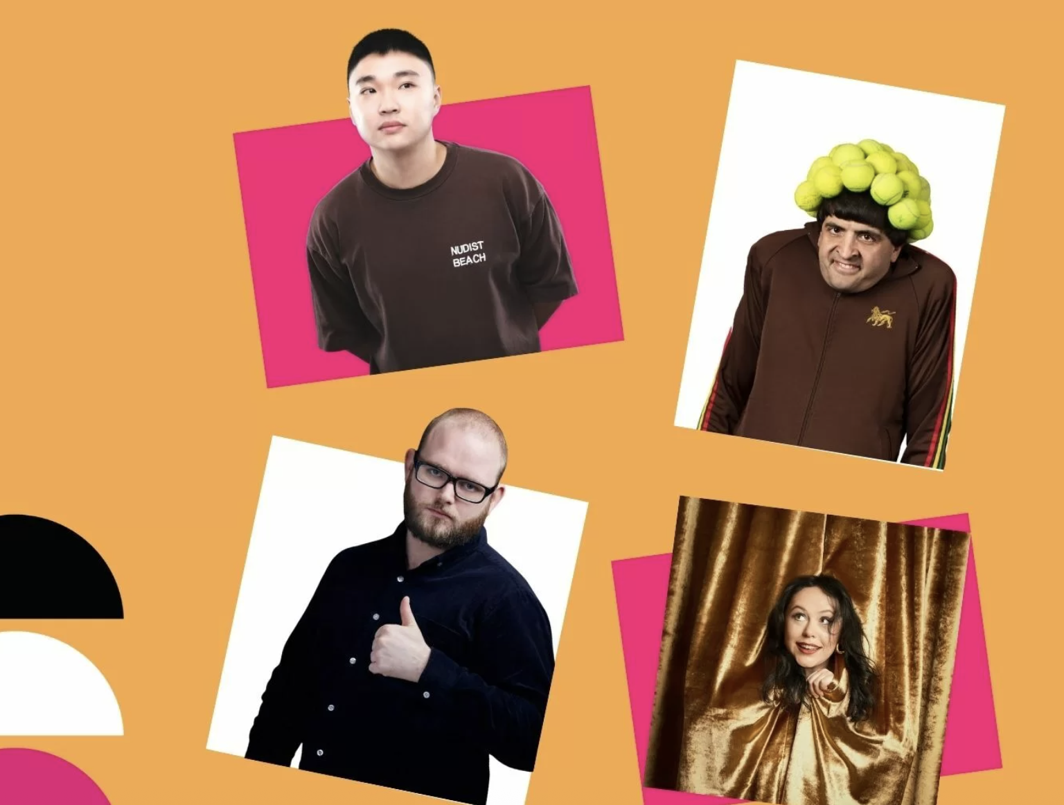 Live at Brighton Dome BLEEPED Brighton Dome Comedy Festival 2025 images of the four acts performing at Live at Brighton Dome BLEEPED Brighton Dome Comedy Festival 2025