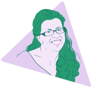 Minimalist headshot of improv teacher from AndAlso Improv Company